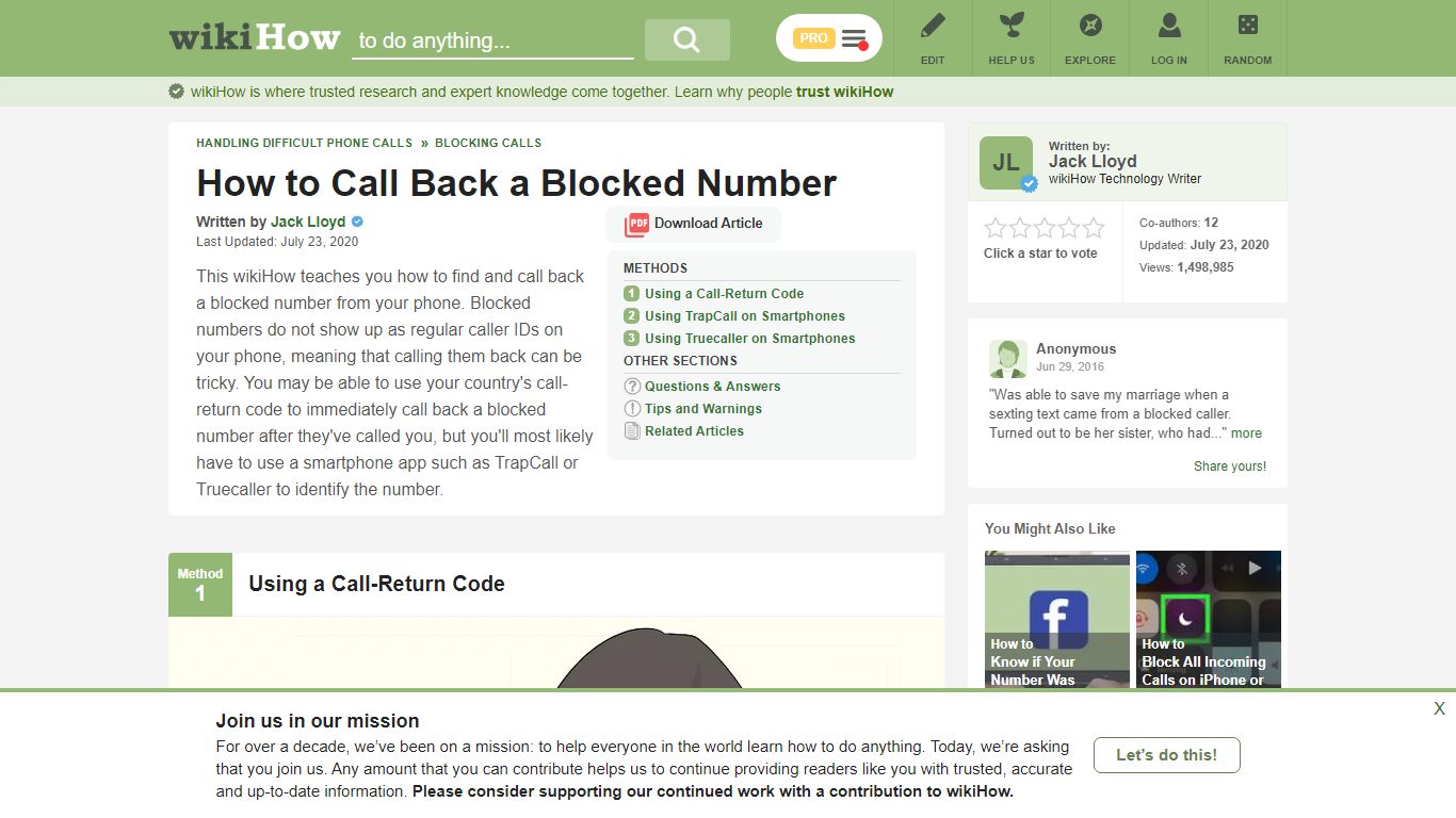 3 Ways to Call Back a Blocked Number - wikiHow